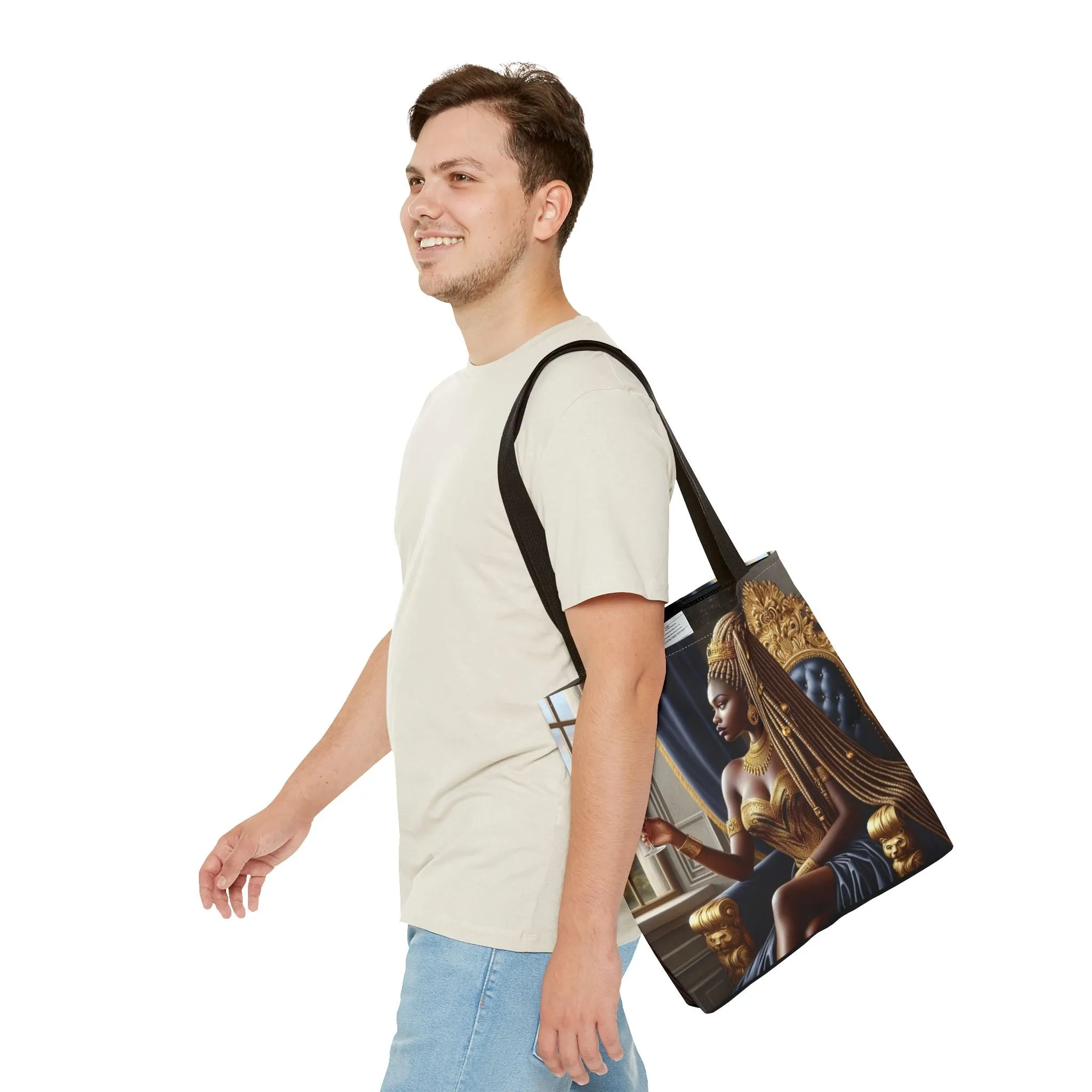 Sitting Queen Tote Bag (AOP) #T6