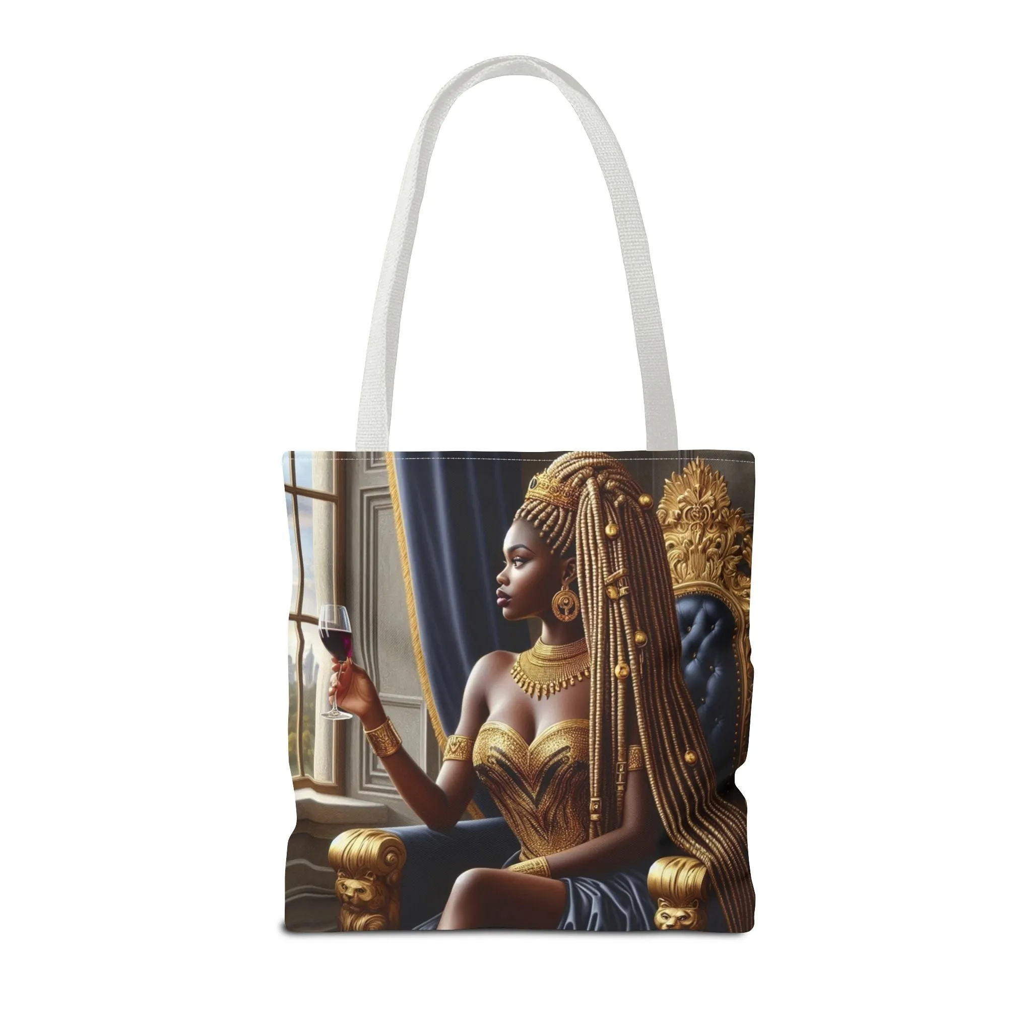 Sitting Queen Tote Bag (AOP) #T6