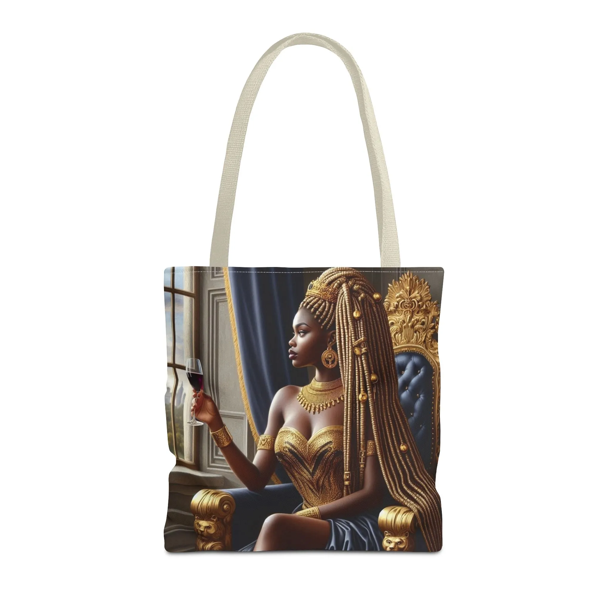 Sitting Queen Tote Bag (AOP) #T6