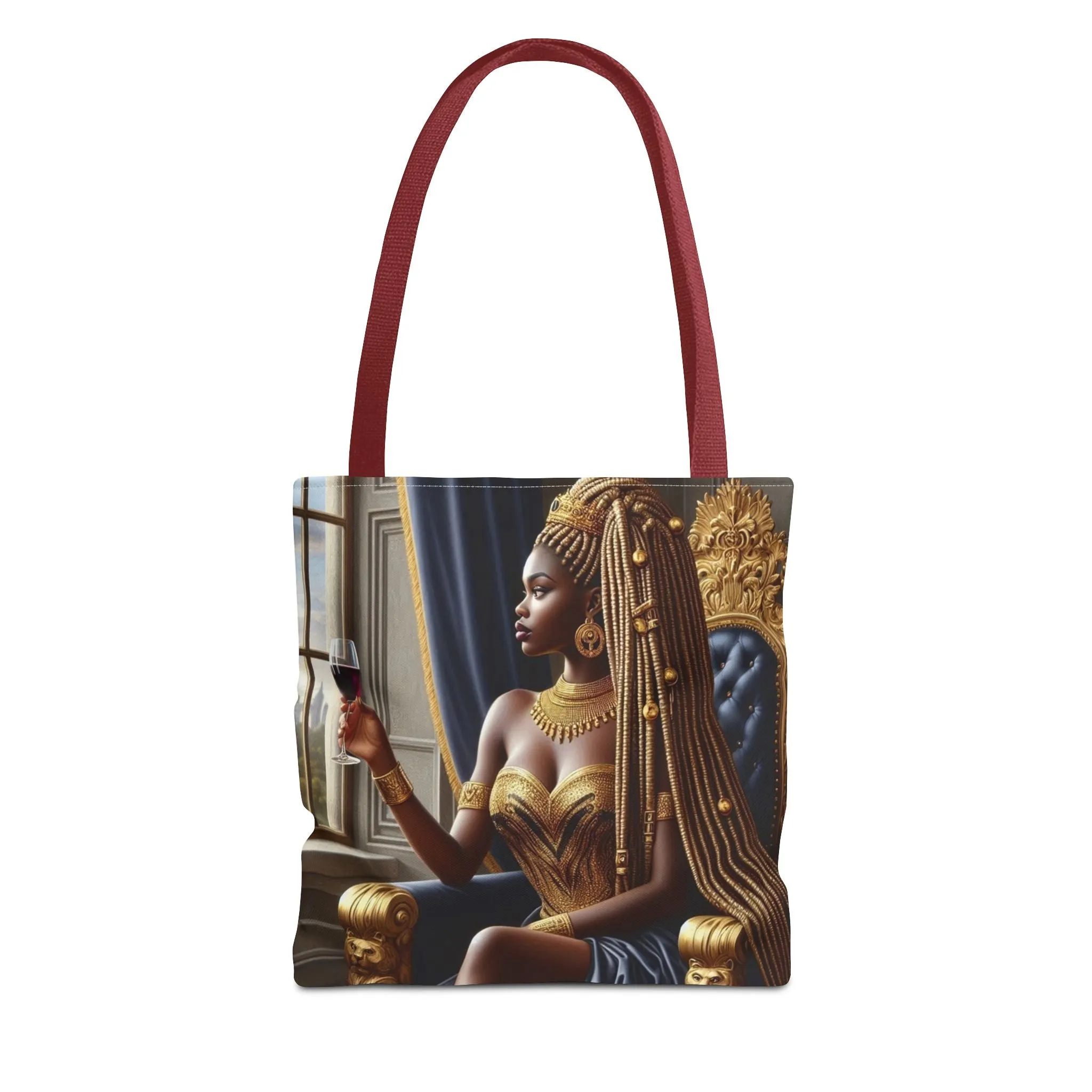 Sitting Queen Tote Bag (AOP) #T6