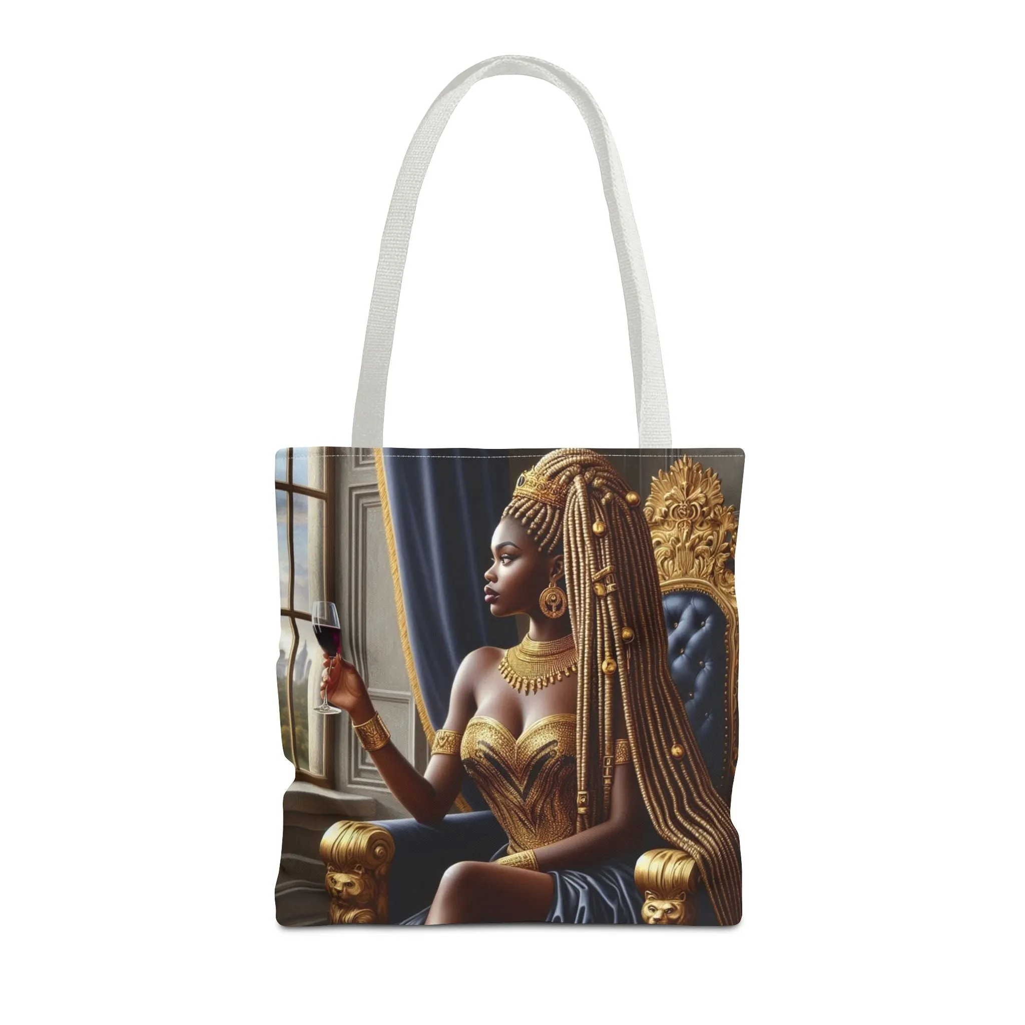Sitting Queen Tote Bag (AOP) #T6
