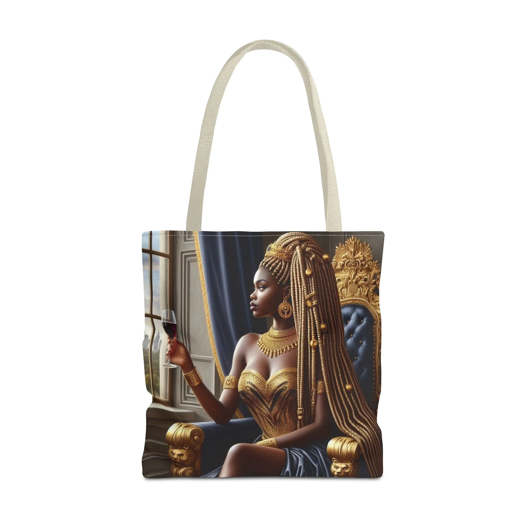Sitting Queen Tote Bag (AOP) #T6