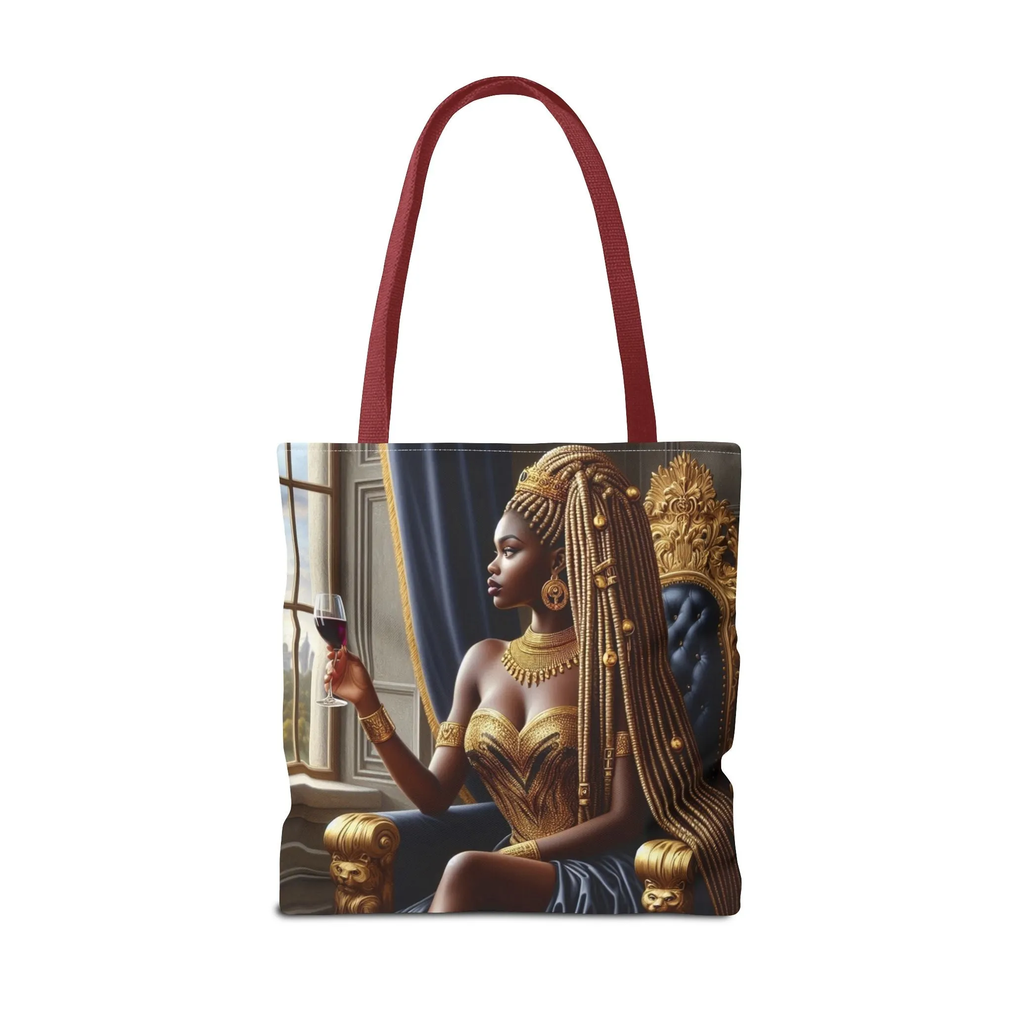 Sitting Queen Tote Bag (AOP) #T6