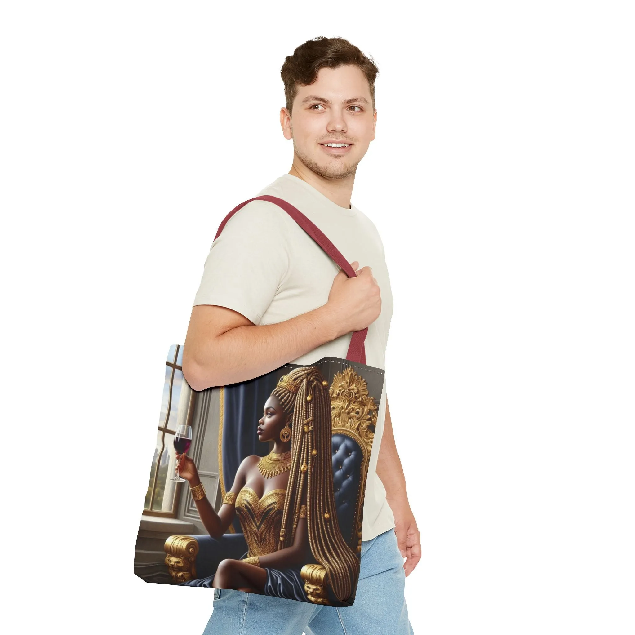 Sitting Queen Tote Bag (AOP) #T6