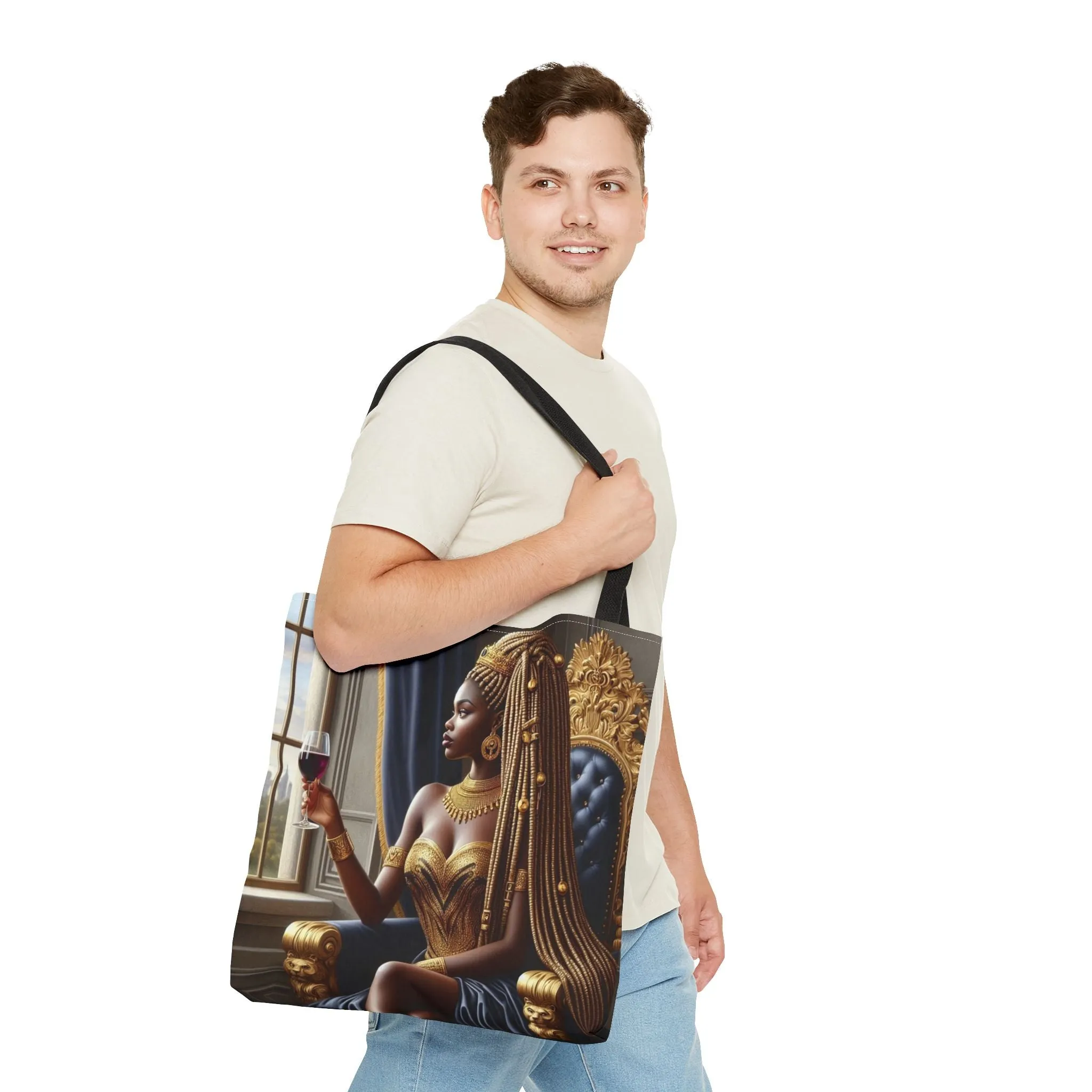 Sitting Queen Tote Bag (AOP) #T6