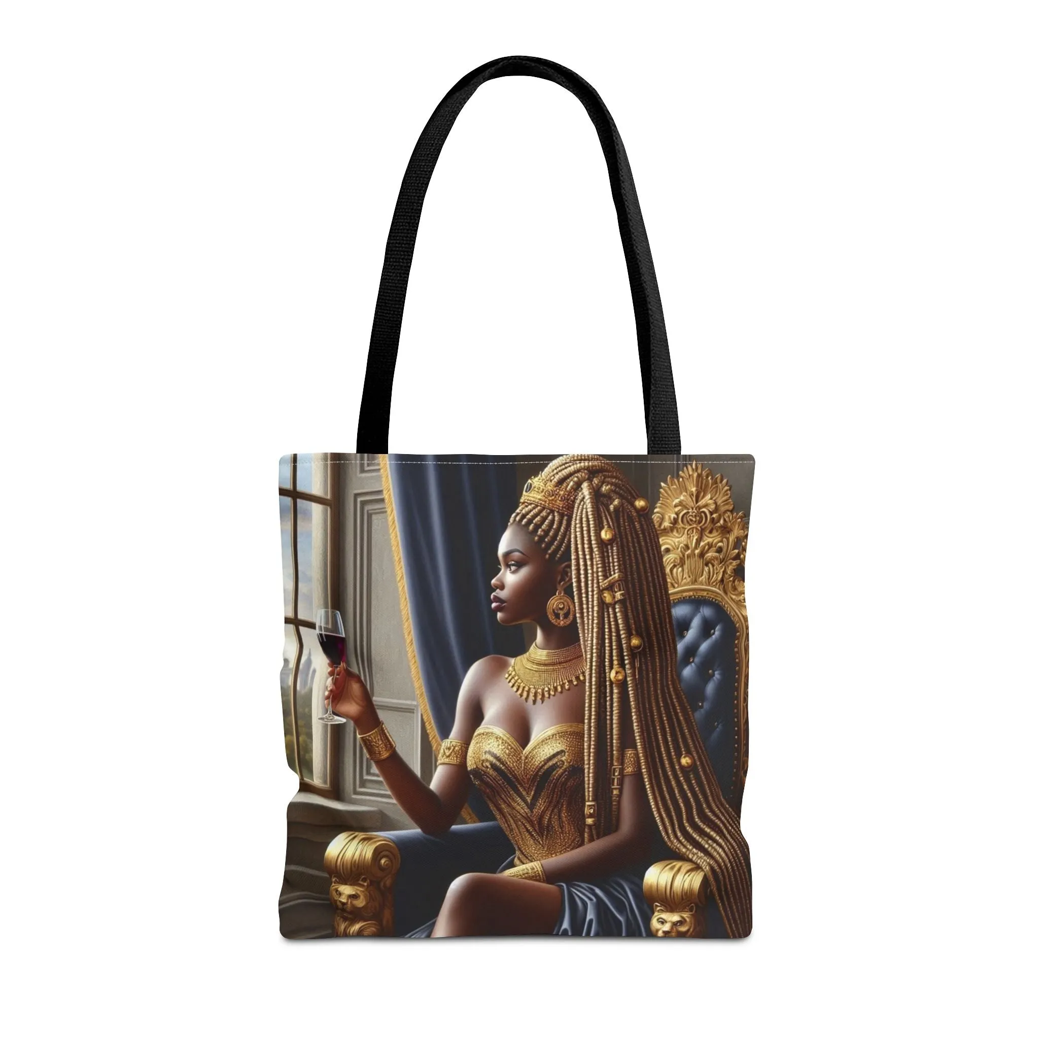 Sitting Queen Tote Bag (AOP) #T6