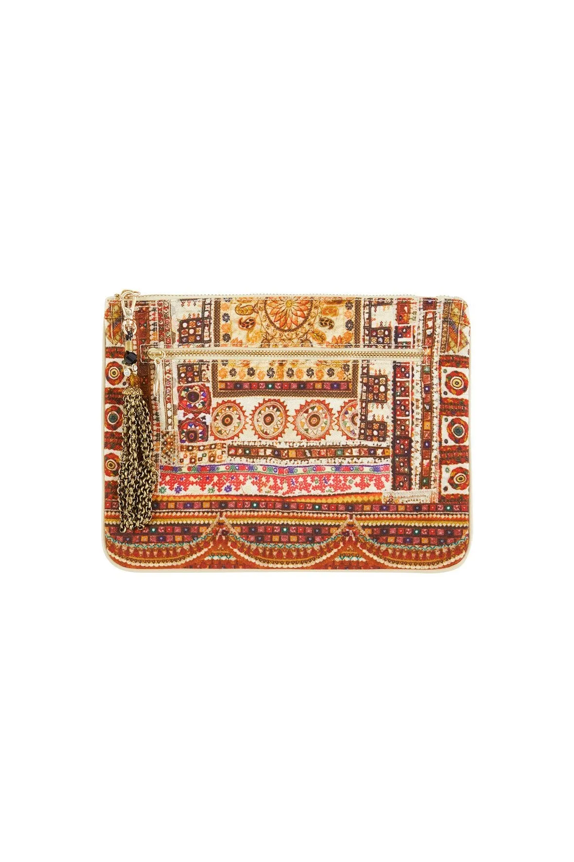 SMALL CANVAS CLUTCH INDIANA FRANKS