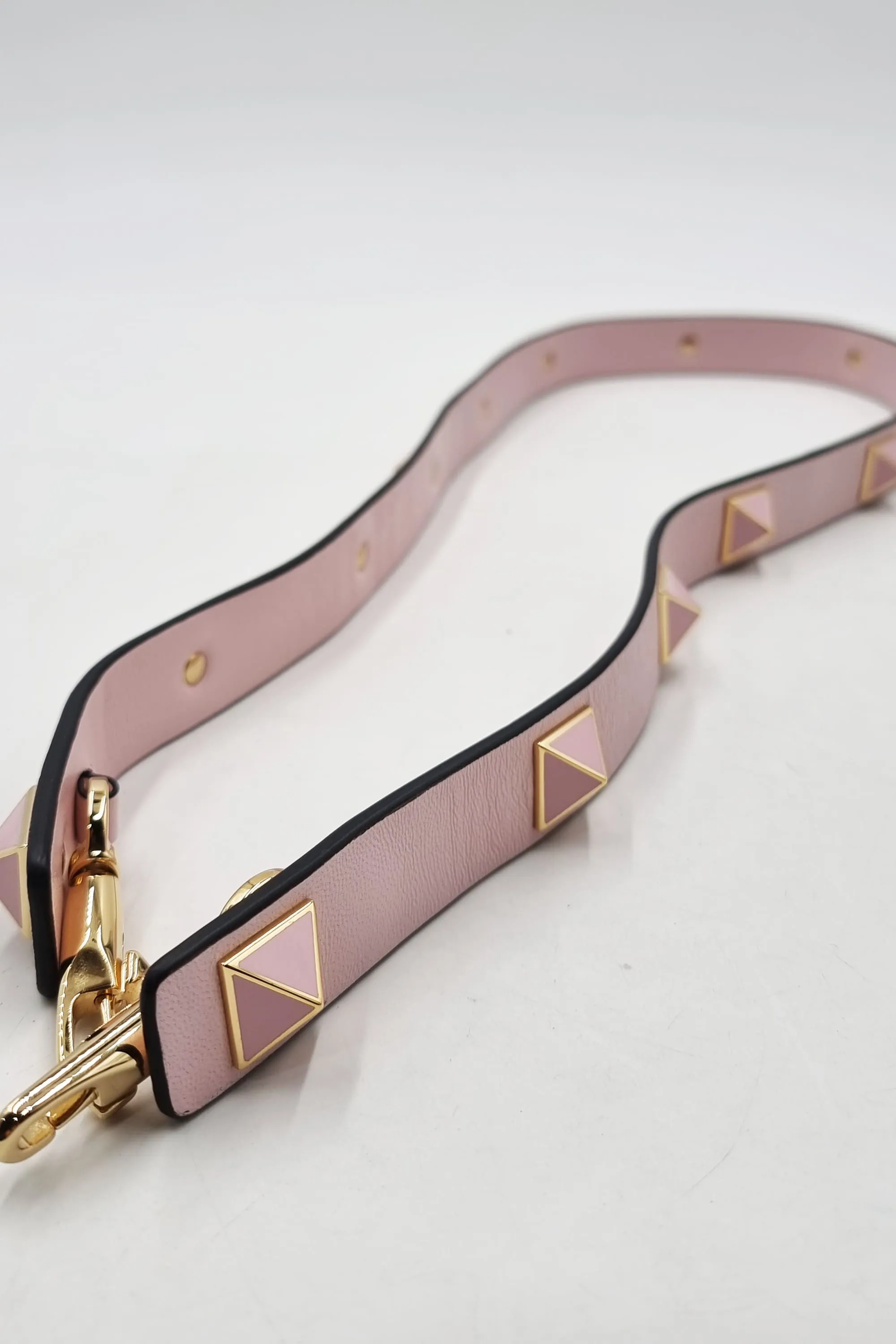 Small Roman Stud the Handle Bag Blush Pink