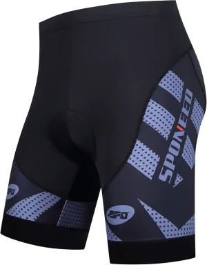 sponeed Men's Cycling Shorts Padded Bicycle Riding Pants Bike Biking Clothes Cycle Wear Tights