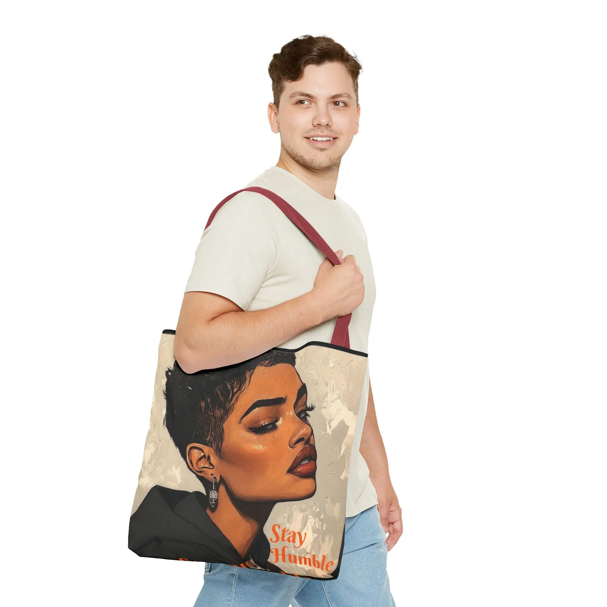 Stay Humble Tote Bag (AOP) #T8