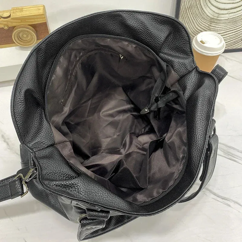 Stylish Large Capacity Women's Pillow Style Purse Handbag Shoulder Tote Bag Soft Leather Messenger Bags Women Shopper Bag