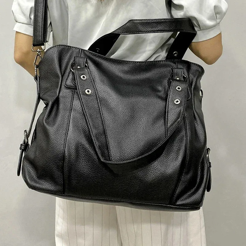Stylish Large Capacity Women's Pillow Style Purse Handbag Shoulder Tote Bag Soft Leather Messenger Bags Women Shopper Bag