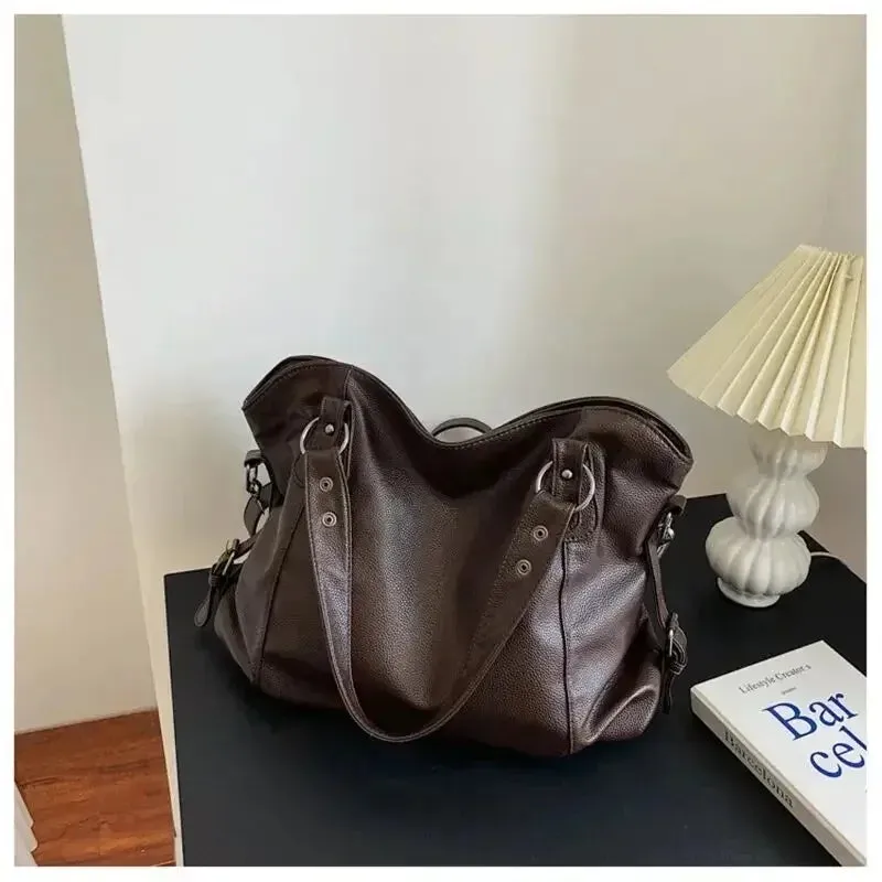 Stylish Large Capacity Women's Pillow Style Purse Handbag Shoulder Tote Bag Soft Leather Messenger Bags Women Shopper Bag