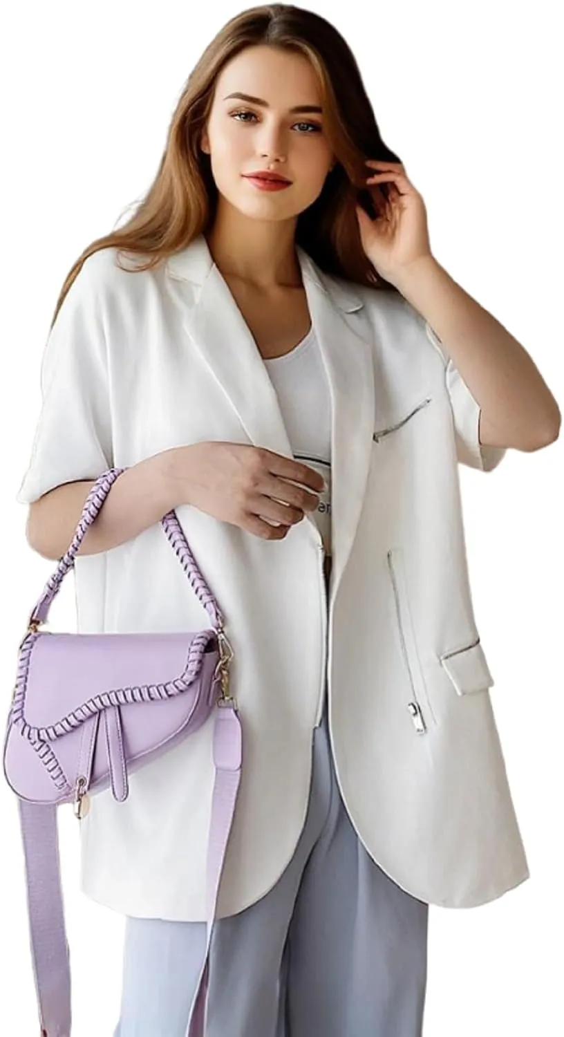 Stylish saddle bag Women's handbag Trendy shoulder bag crossbody bag