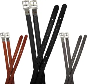 Super Soft Triple Layer Riveted English Stirrup Leathers with One Year Warranty