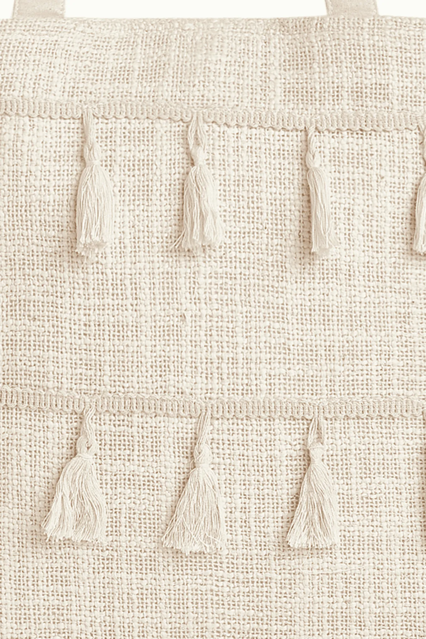 Tasseled Tote Bag