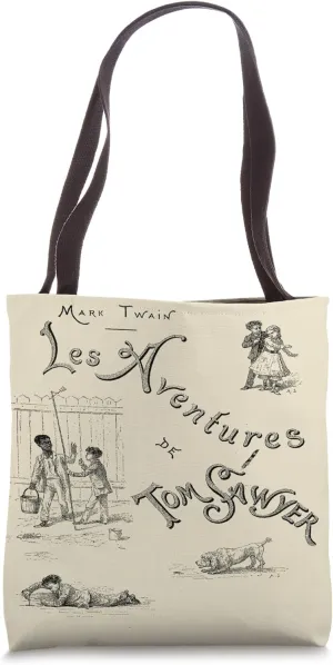 The Adventures of Tom Sawyer - French Poster Tote Bag