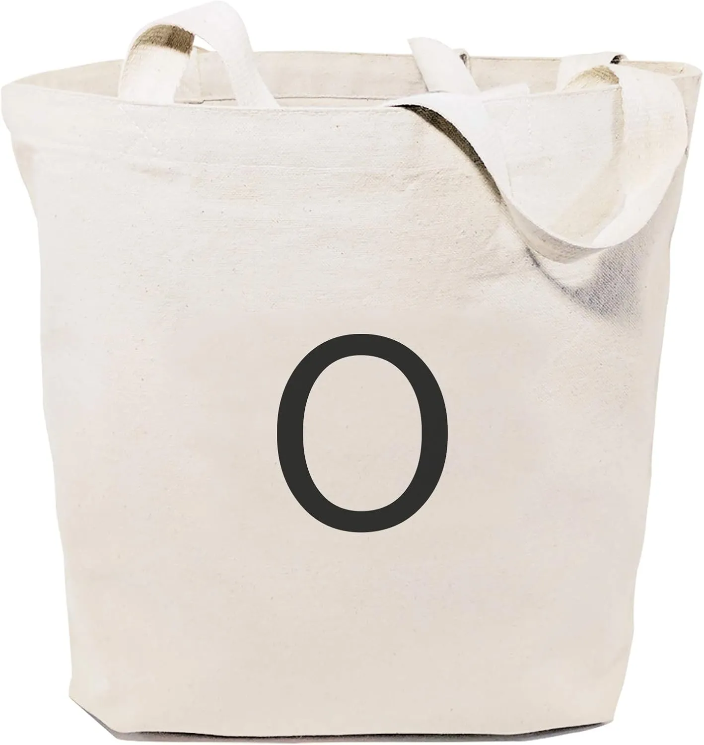 The Cotton & Canvas Co. Personalized Modern Monogram Floral Initial Tote