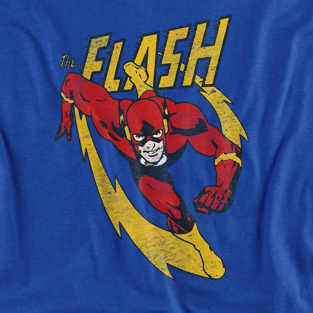 The Flash Lightning Trail Unisex Adult T Shirt for Men and Women