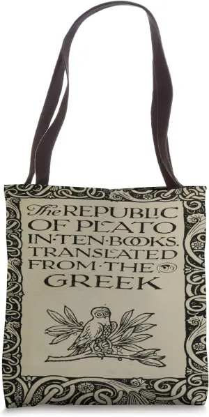 The Republic Title Page Tote Bag