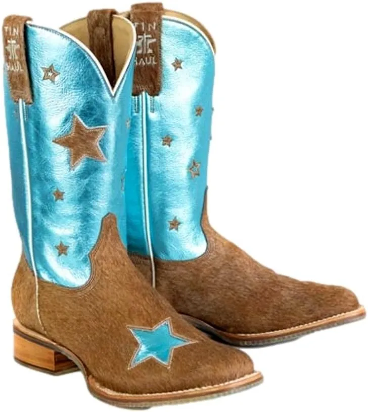 Tin Haul Western Boots Womens Cosmic Cowgirl Brown 14-021-0007-1551 BR