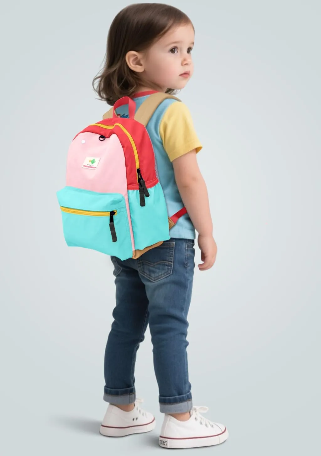 Toddler Backpack for Boys Girls 1-3, School Kids Backpacks Bookbag, Kindergarten Preschool Backpack for boys girls 11.6" H Not Fit Folder