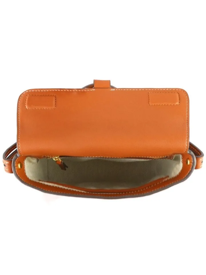 Tory Burch 55185 Miller Crossbody Aged Camello