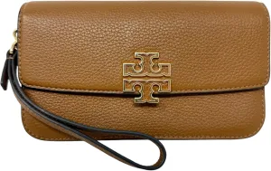 Tory Burch Women's Britten Chain Wallet with Wristlet (Moose)