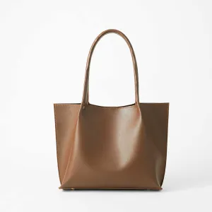 Tote Bag Brown Top Handle