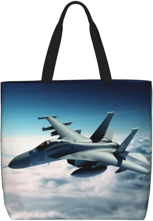 Tote Bag for Women Border Collie Shoulder Bag with Zipper Handbag Large Capacity Reusable Grocery Bag