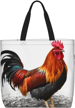 Tote Bag for Women Colorful Conches and Seashells Shoulder Bag with Zipper Handbag Large Capacity Reusable Grocery Bag
