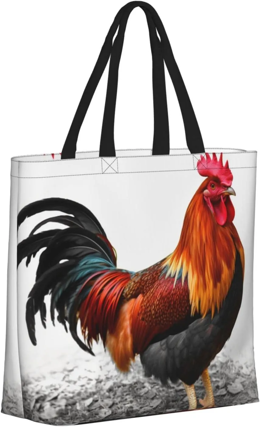 Tote Bag for Women Colorful Conches and Seashells Shoulder Bag with Zipper Handbag Large Capacity Reusable Grocery Bag