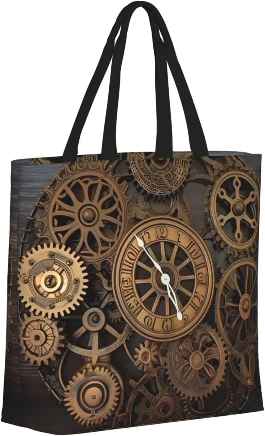 Tote Bag for Women Eastern Bluebird Shoulder Bag with Zipper Handbag Large Capacity Reusable Grocery Bag