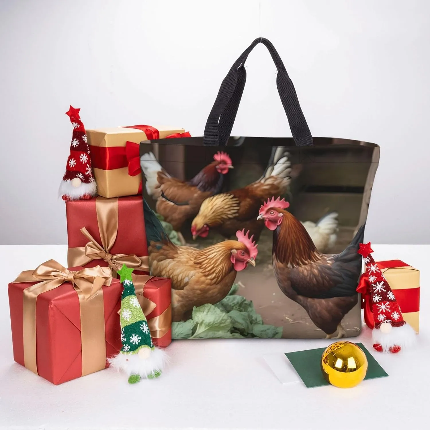 Tote Bag for Women Gay Pride Rainbow Pattern Shoulder Bag with Zipper Handbag Large Capacity Reusable Grocery Bag