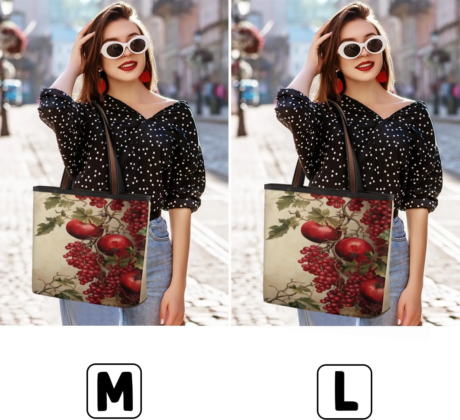 Tote Bag for Women with Zipper Large Capacity Top Handle Casual Shoulder Bag Handbag Reusable Shopping