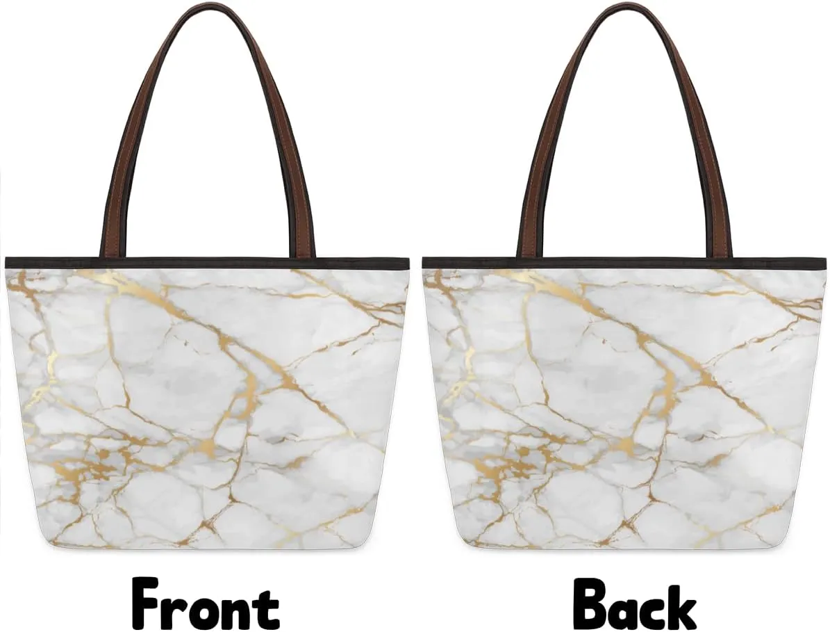 Tote Bag for Women with Zipper Large Capacity Top Handle Casual Shoulder Bag Handbag Reusable Shopping