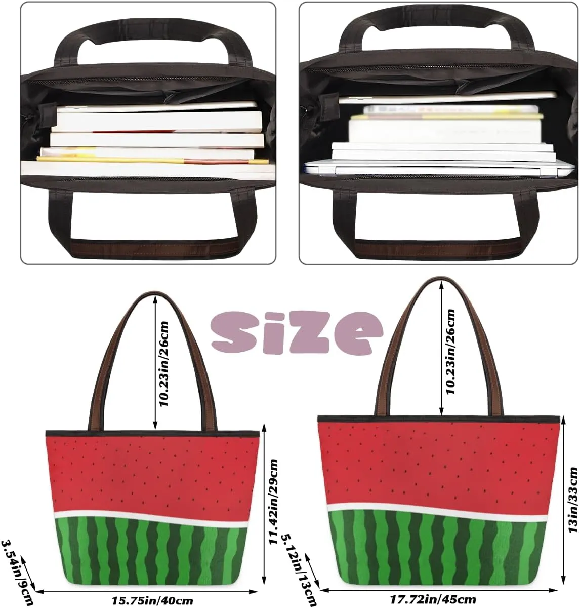 Tote Bag for Women with Zipper Large Capacity Top Handle Casual Shoulder Bag Handbag Reusable Shopping