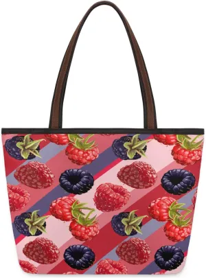 Tote Bag for Women with Zipper Large Capacity Top Handle Casual Shoulder Bag Handbag Reusable Shopping