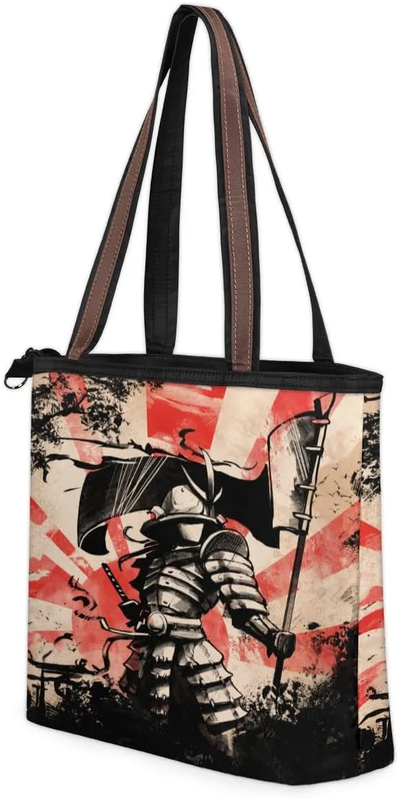 Tote Bag for Women with Zipper Large Capacity Top Handle Casual Shoulder Bag Handbag Reusable Shopping