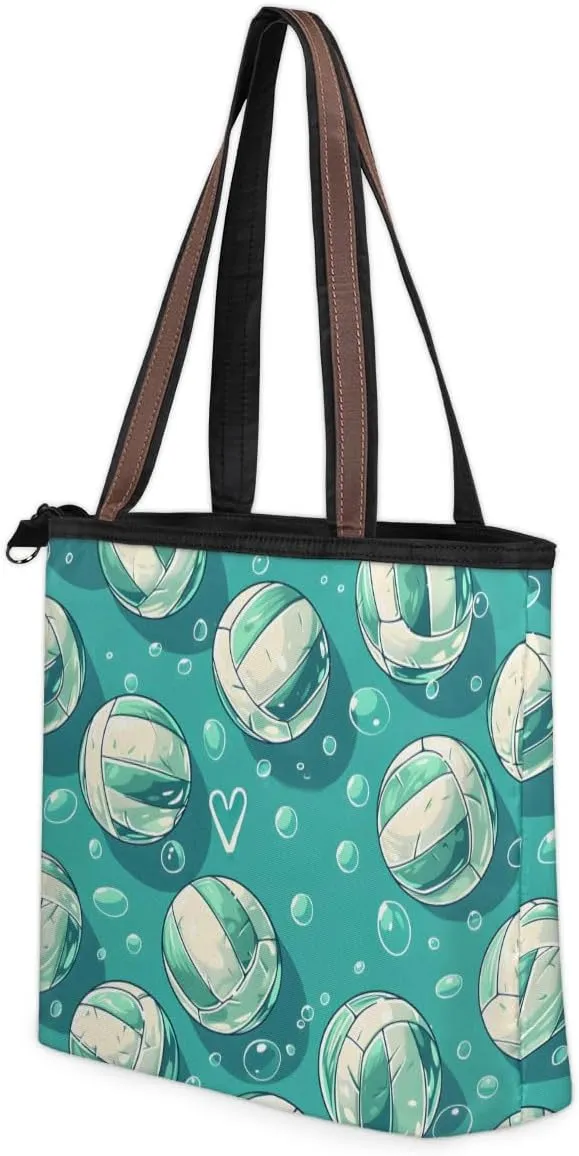 Tote Bag for Women with Zipper Large Capacity Top Handle Casual Shoulder Bag Handbag Reusable Shopping