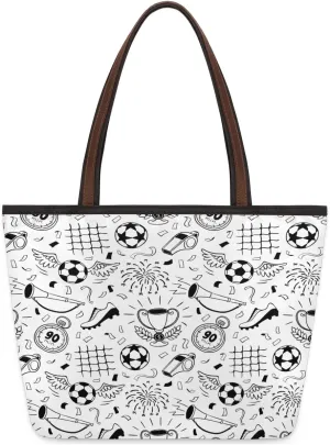 Tote Bag for Women with Zipper Large Capacity Top Handle Casual Shoulder Bag Handbag Reusable Shopping