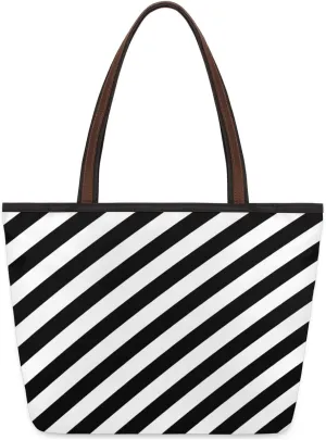 Tote Bag for Women with Zipper Large Capacity Top Handle Casual Shoulder Bag Handbag Reusable Shopping