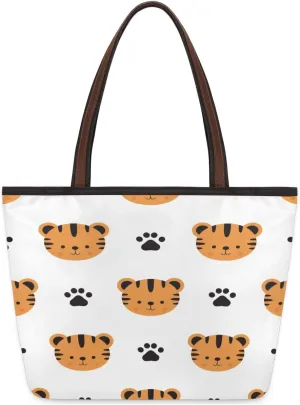 Tote Bag for Women with Zipper Large Capacity Top Handle Casual Shoulder Bag Handbag Reusable Shopping