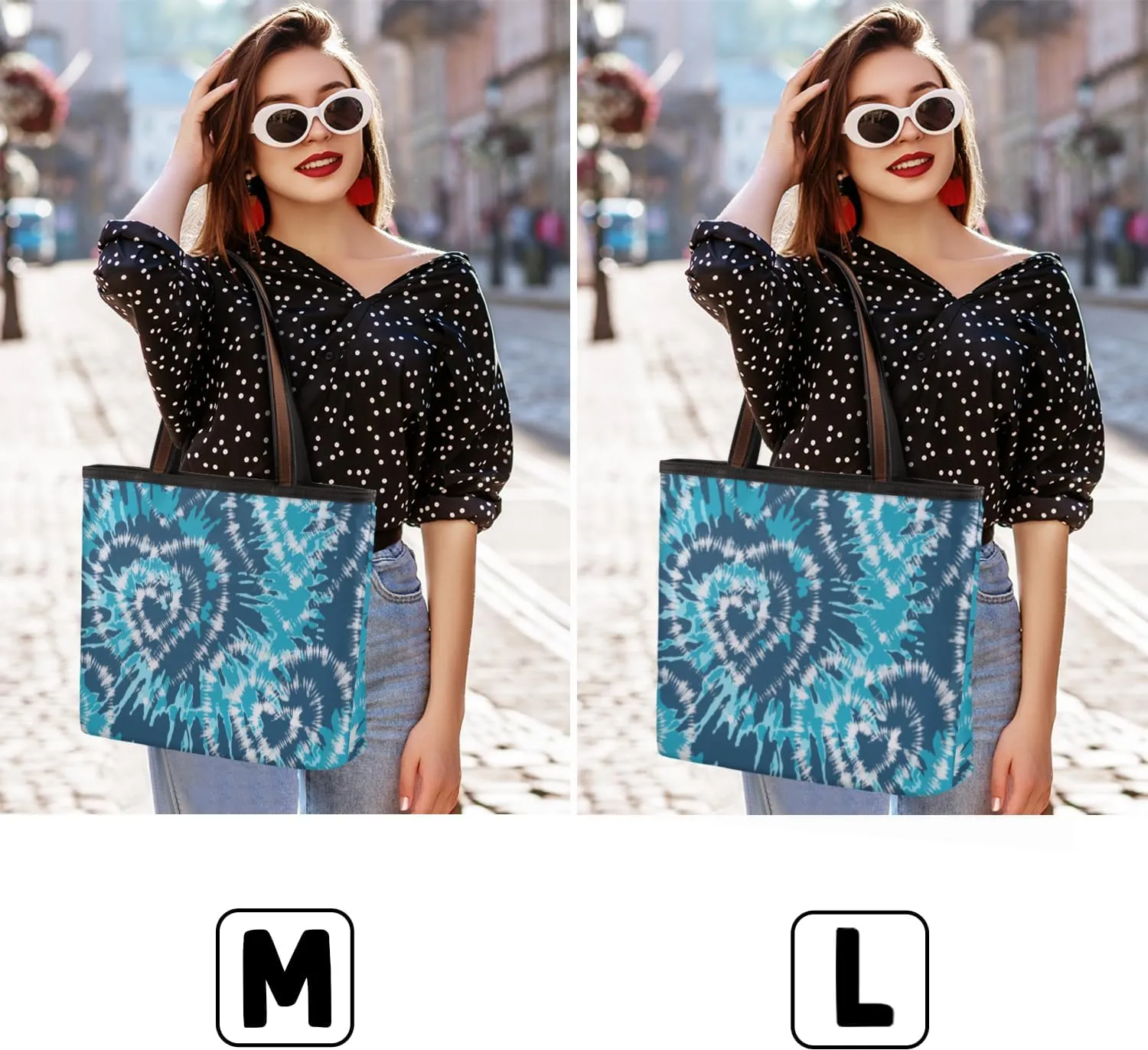 Tote Bag for Women with Zipper Large Capacity Top Handle Casual Shoulder Bag Handbag Reusable Shopping