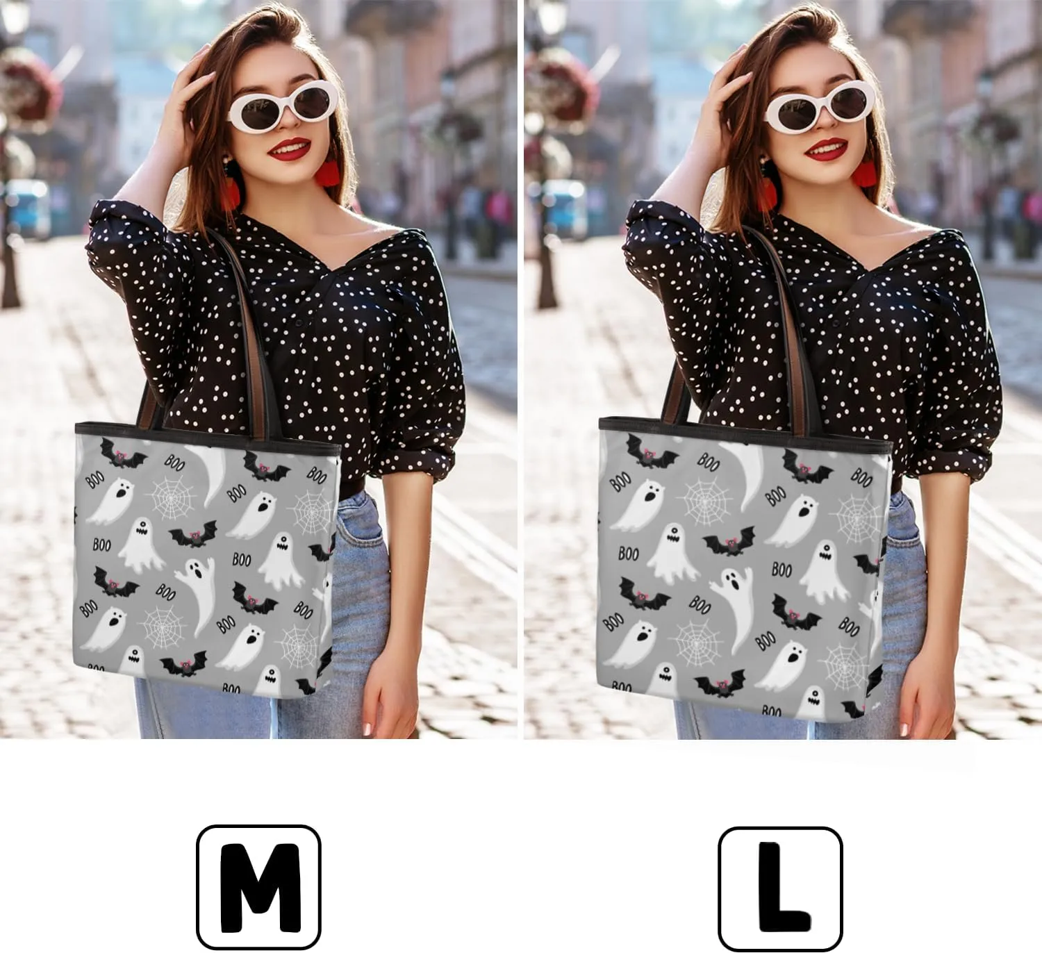 Tote Bag for Women with Zipper Large Capacity Top Handle Casual Shoulder Bag Handbag Reusable Shopping