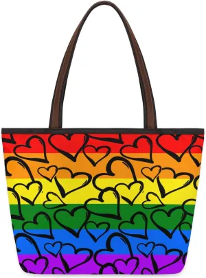 Tote Bag for Women with Zipper Large Capacity Top Handle Casual Shoulder Bag Handbag Reusable Shopping