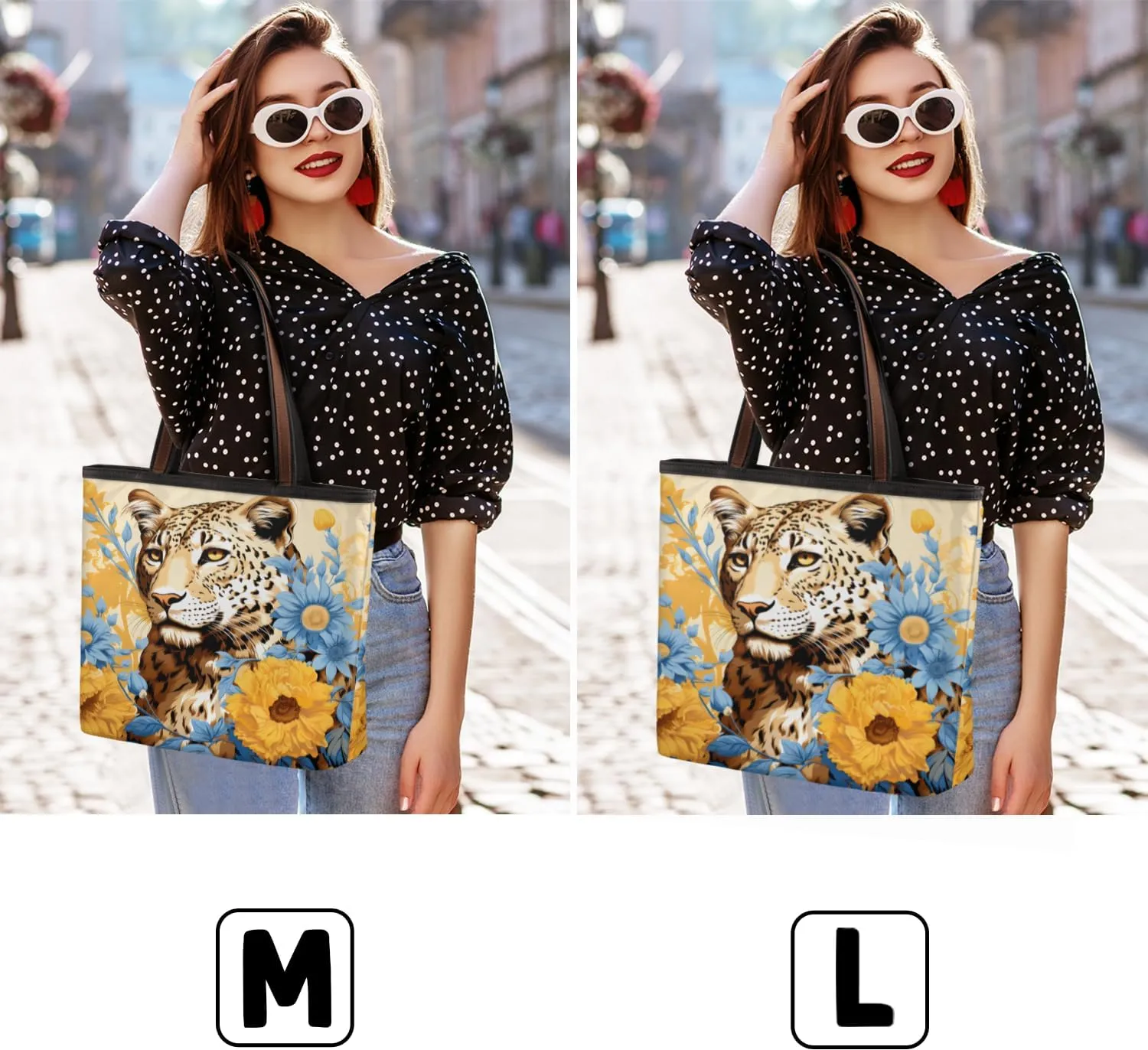 Tote Bag for Women with Zipper Large Capacity Top Handle Casual Shoulder Bag Handbag Reusable Shopping
