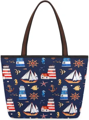 Tote Bag for Women with Zipper Large Capacity Top Handle Casual Shoulder Bag Handbag Reusable Shopping