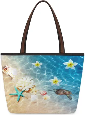 Tote Bag for Women with Zipper Large Capacity Top Handle Casual Shoulder Bag Handbag Reusable Shopping