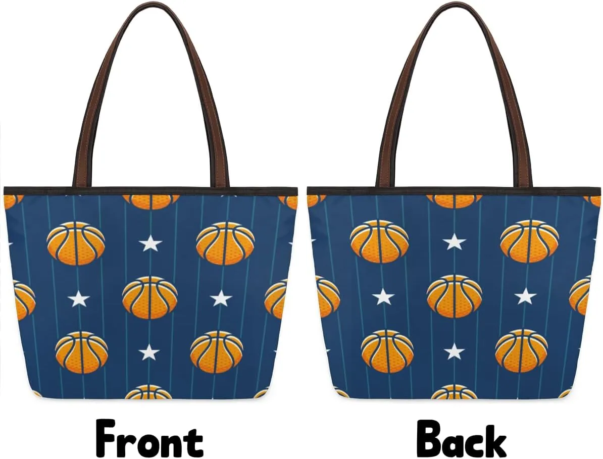 Tote Bag for Women with Zipper Large Capacity Top Handle Casual Shoulder Bag Handbag Reusable Shopping